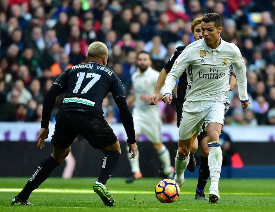 El Real Madrid-Granada, en imágenes