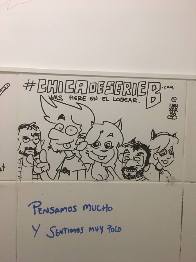 Sr Lobo fomenta la creatividad en sus paredes: hasta en los baños