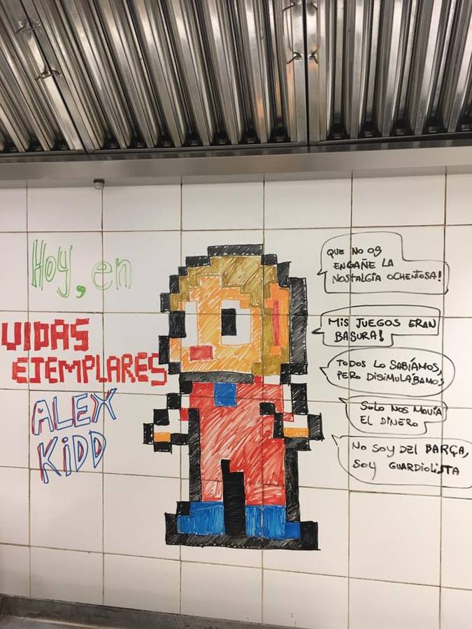 Sr Lobo fomenta la creatividad en sus paredes: hasta en los baños