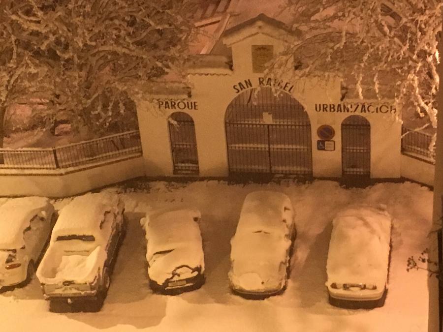 Histórica nevada en Ronda