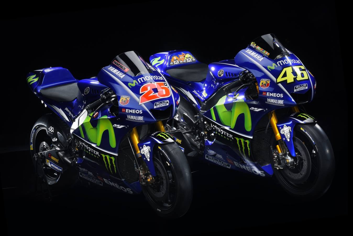 La nueva Yamaha de Rossi y Viñales