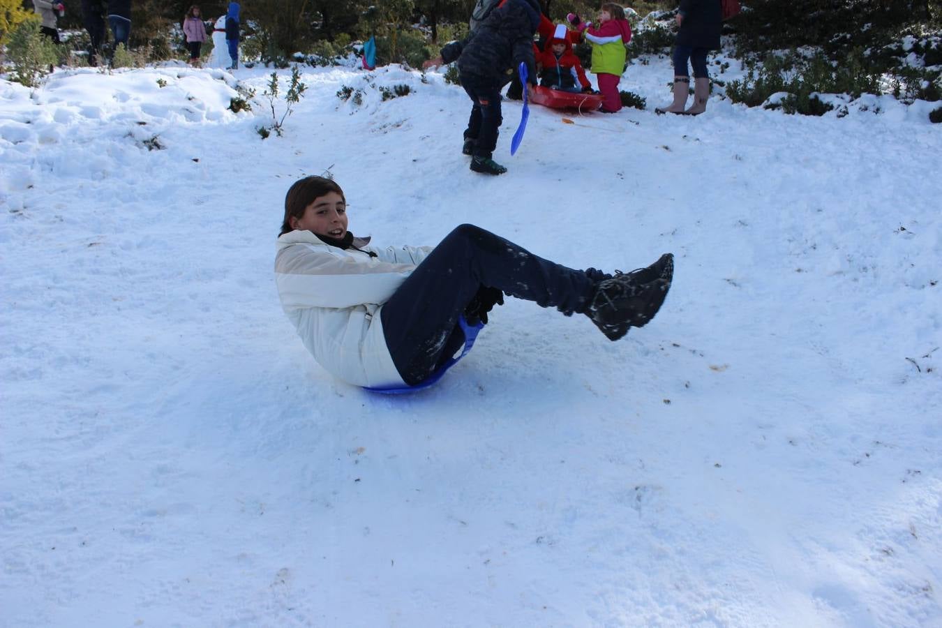 Las mejores imágenes de la nieve este sábado en Ronda