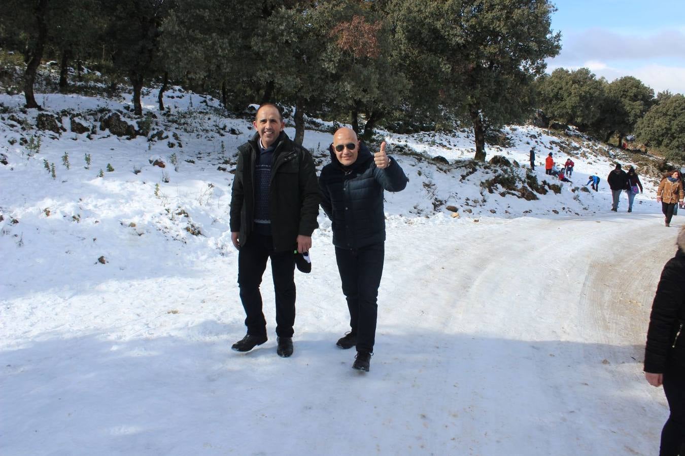 Las mejores imágenes de la nieve este sábado en Ronda