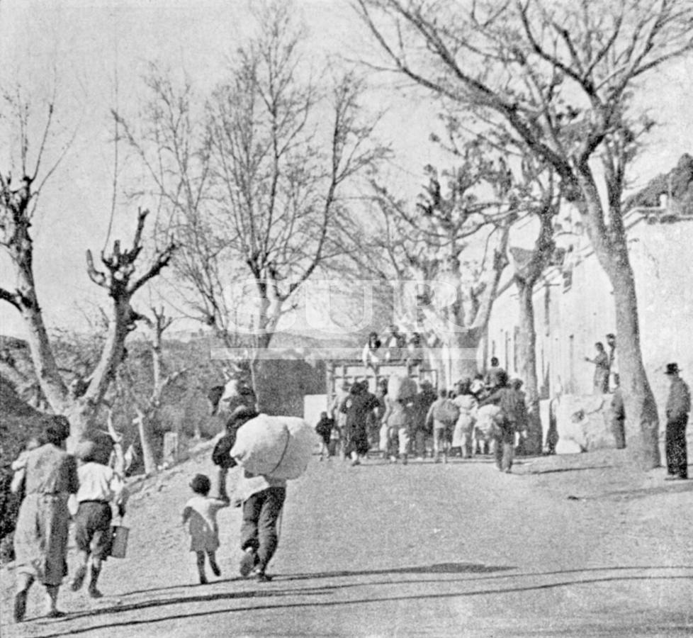 La huida por la Carretera de Málaga-Almería vista por Norman Bethune