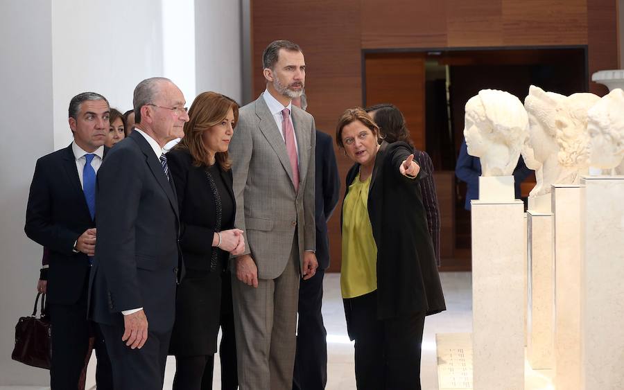 El Rey visita el Museo de Málaga