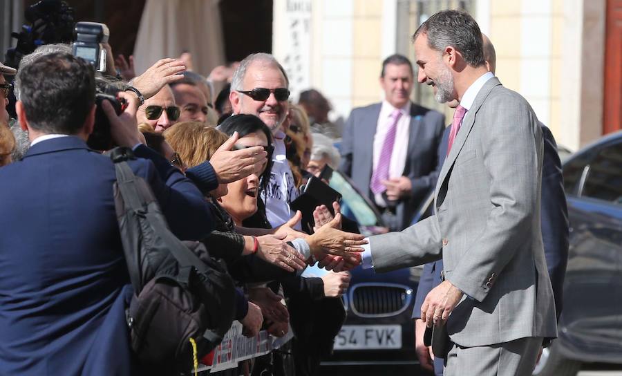 El Rey visita el Museo de Málaga