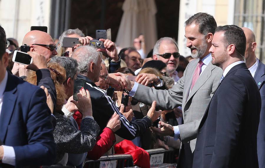 El Rey visita el Museo de Málaga