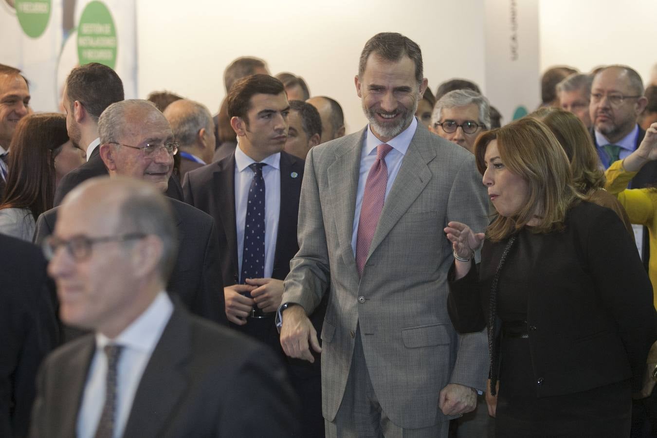 El Rey Felipe VI inaugura el Foro Transfiere