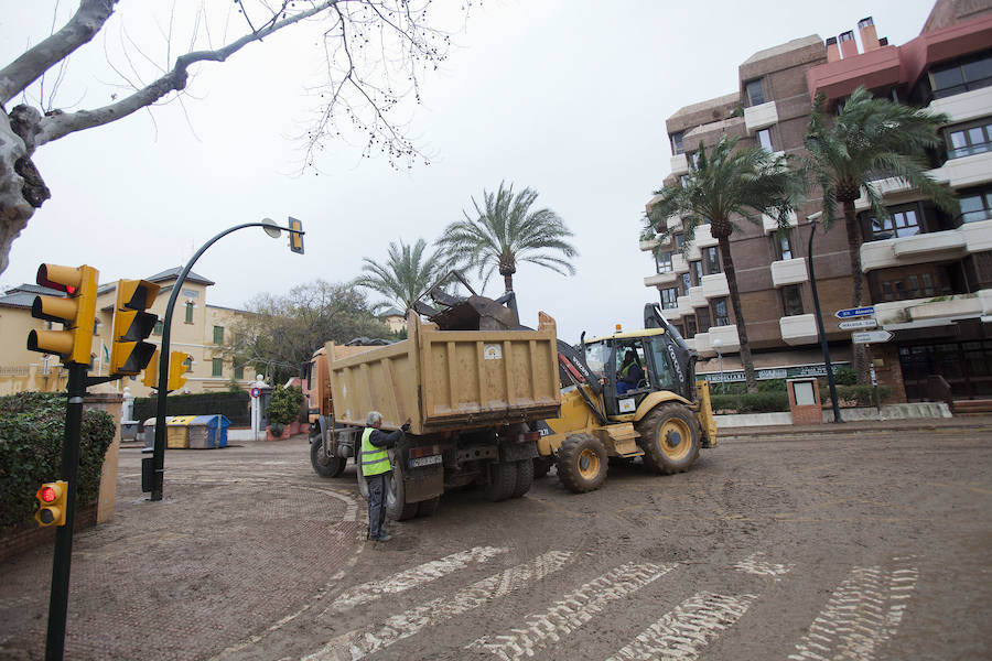 Así ha afectado la tromba de agua a Málaga capital