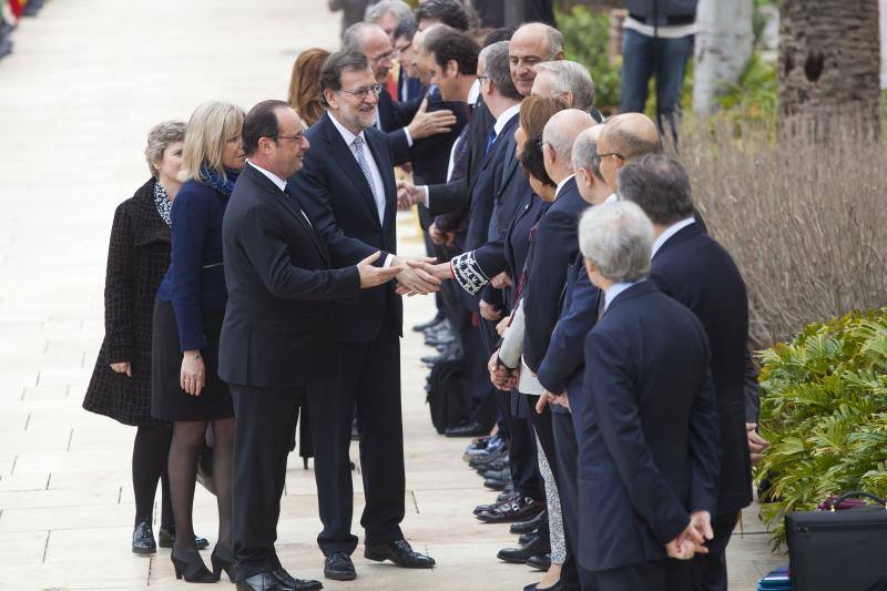 Las mejores imágenes de la cumbre hispano-francesa en Málaga (III)