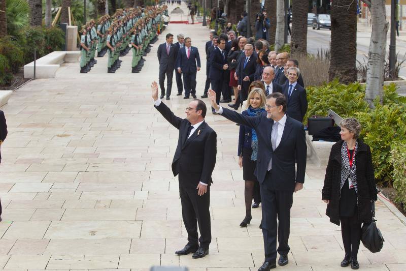 Las mejores imágenes de la cumbre hispano-francesa en Málaga (III)