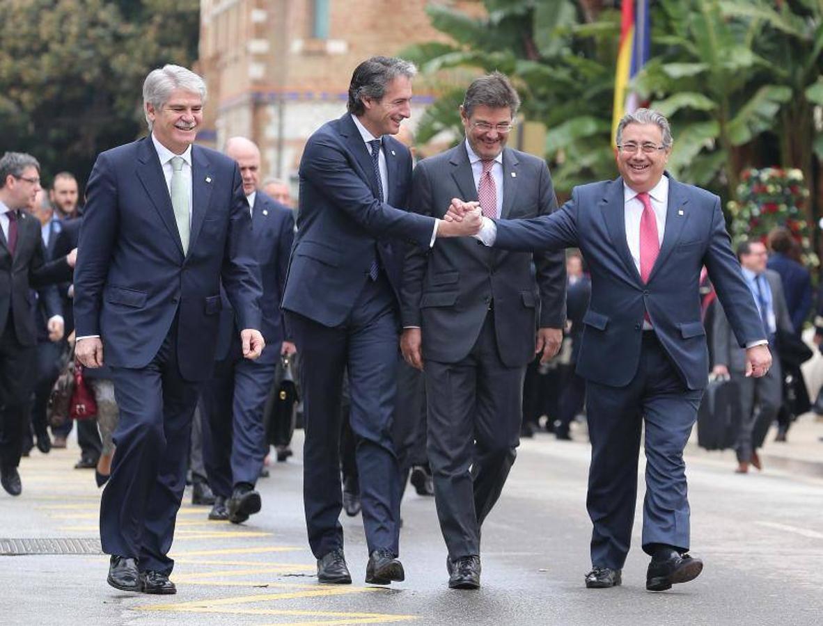 Las mejores imágenes de la cumbre hispano-francesa en Málaga (II)