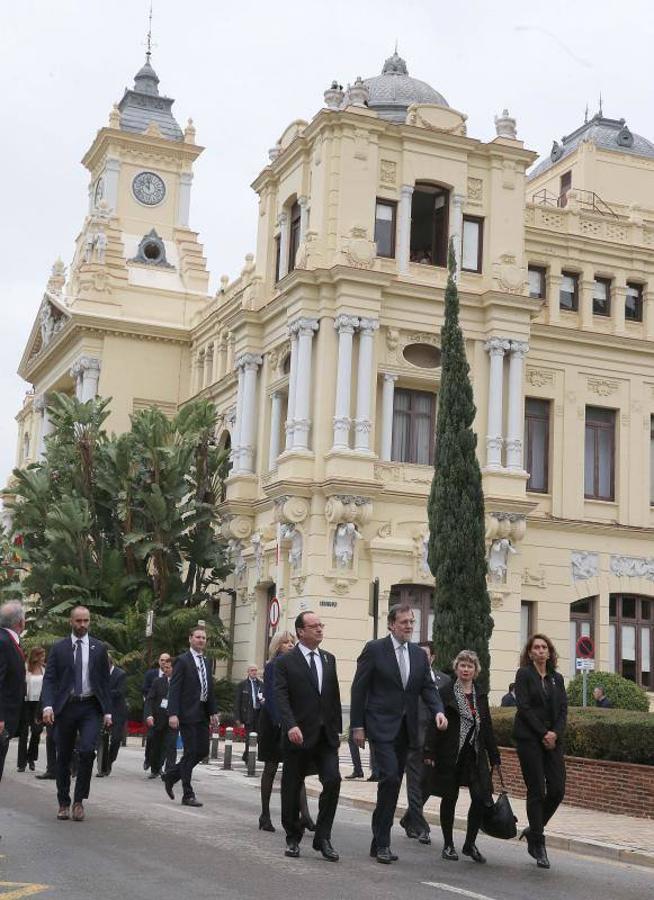 Las mejores imágenes de la cumbre hispano-francesa en Málaga (II)