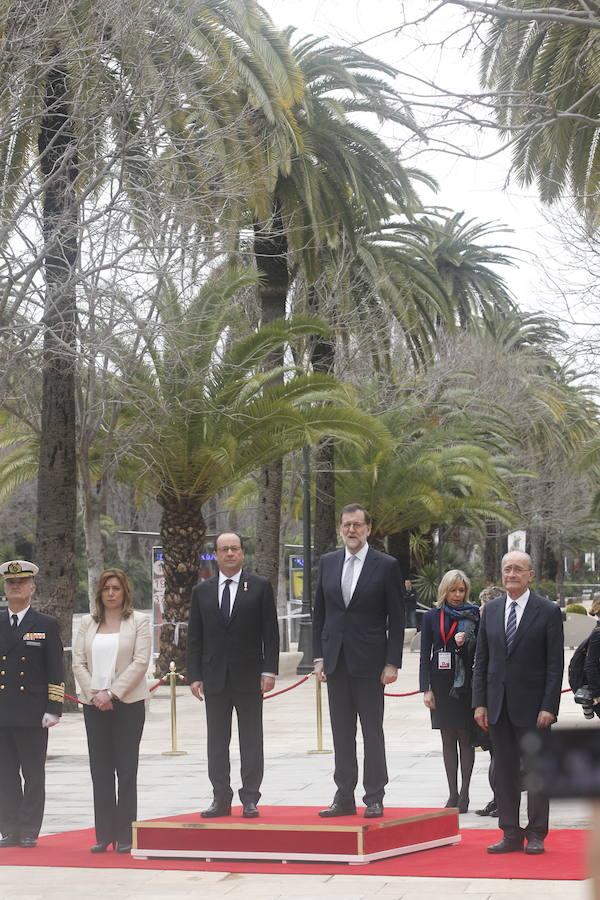 Las mejores imágenes de la cumbre hispano-francesa en Málaga (I)