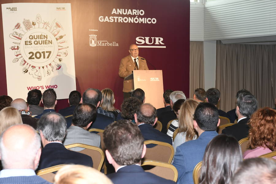 En fotos, presentación de la guía &#039;Quién es quién en la gastronomía de Málaga&#039;
