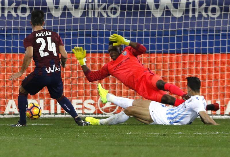 El Eibar-Málaga, en fotos