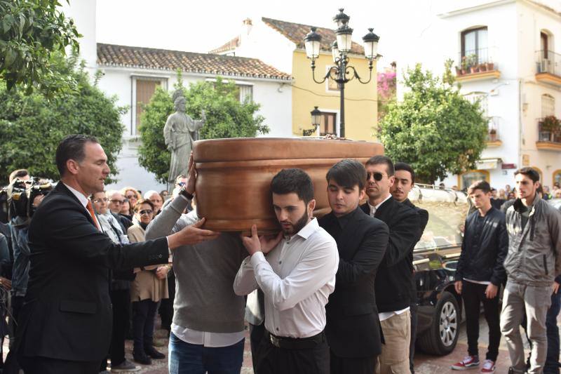 Fotos del funeral por Pablo Ráez en Marbella