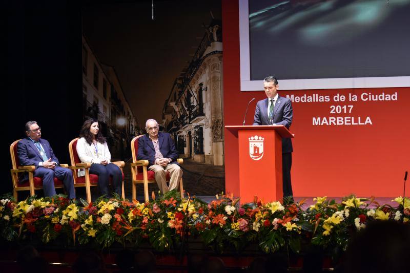 Fotos de la entrega de la Medalla de la Ciudad de Marbella