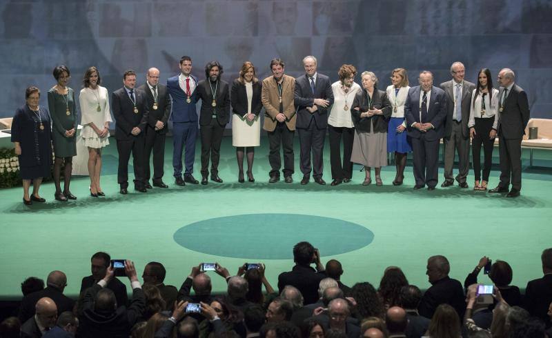 Fotos de la entrega de las Medallas de Andalucía 2017