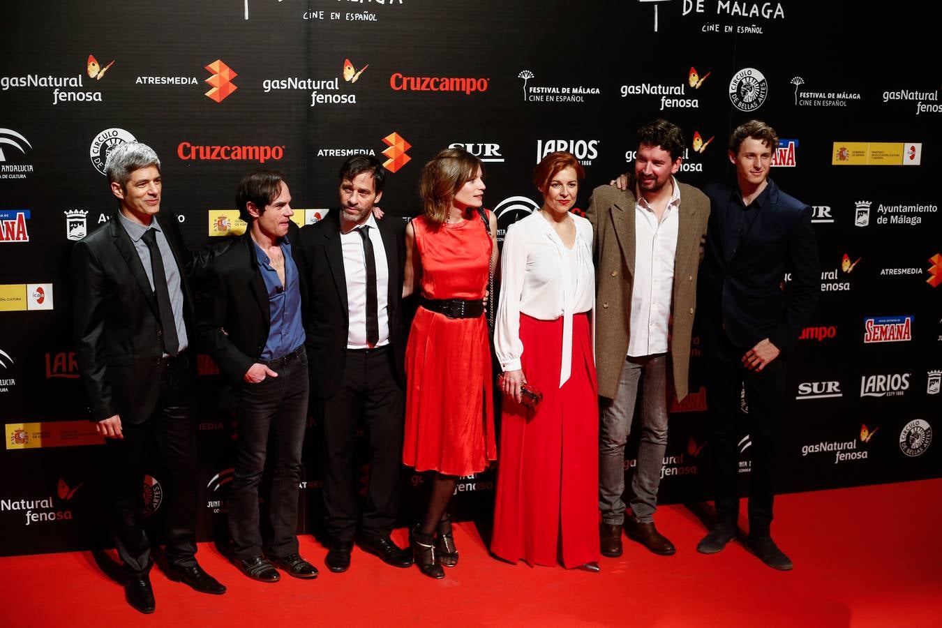 Alfombra roja del Festival de Málaga en Madrid