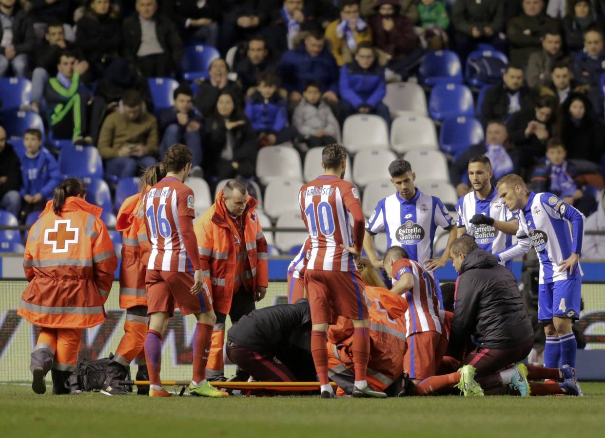 Las imágenes del susto de Fernando Torres