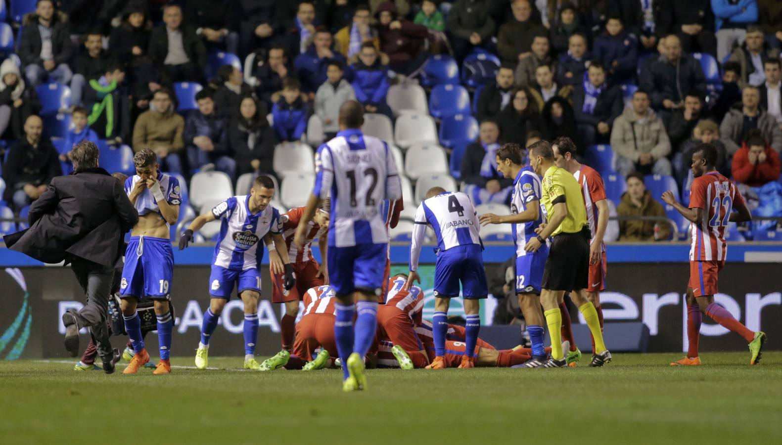 Las imágenes del susto de Fernando Torres