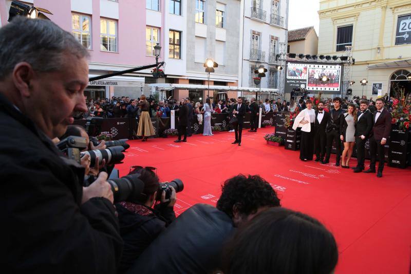 La alfombra roja de la gala de clausura del Festival de Cine