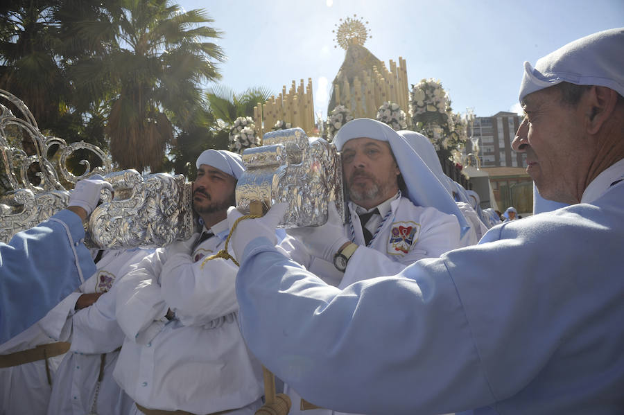 Los traslados del Sábado de Pasión en Málaga, en imágenes