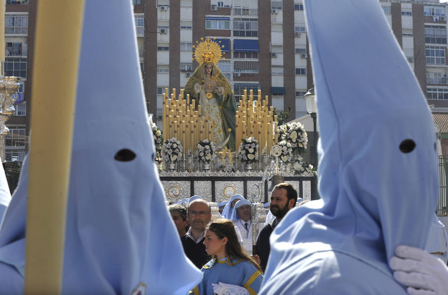 Los traslados del Sábado de Pasión en Málaga, en imágenes