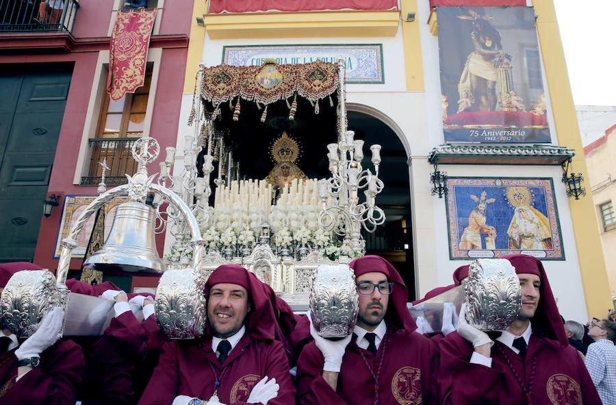 Gitanos, en la Semana Santa de Málaga de 2017