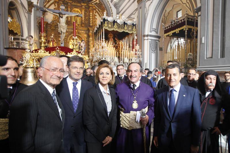 Catalá y Cospedal en Fusionadas, junto al alcalde de Málaga y el delegado del Gobierno en Andalucía, Antonio Sanz.