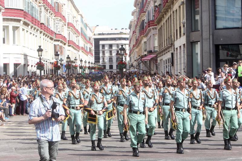 Fotos del desembarco de la Legión en Málaga el Jueves Santo