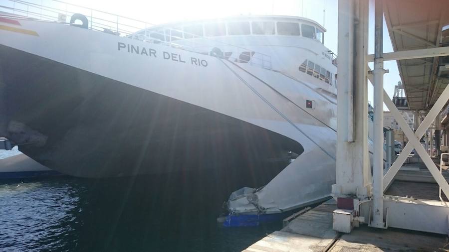 Así ha quedado el &#039;melillero&#039; de Balearia