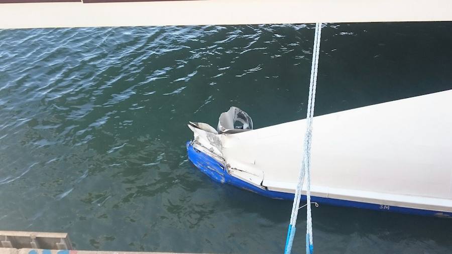 Así ha quedado el &#039;melillero&#039; de Balearia