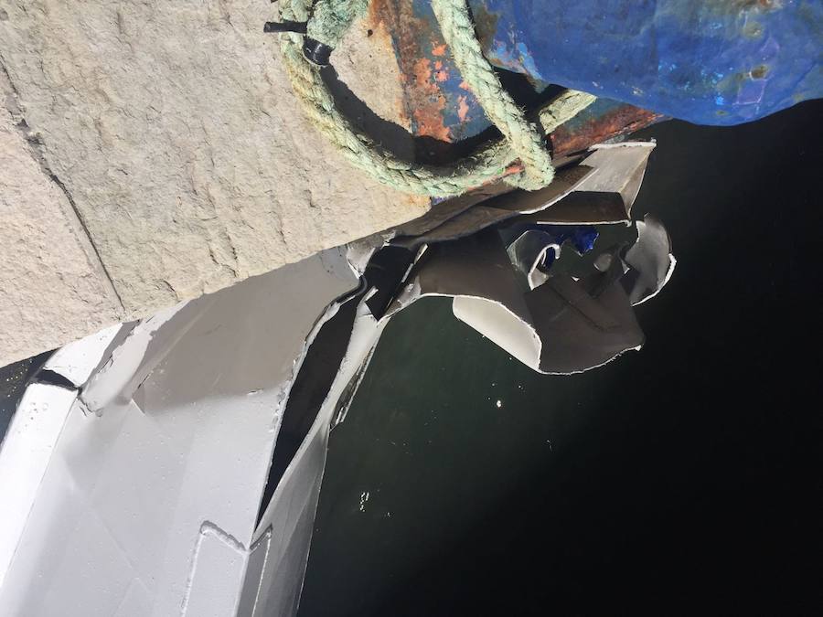 Así ha quedado el &#039;melillero&#039; de Balearia