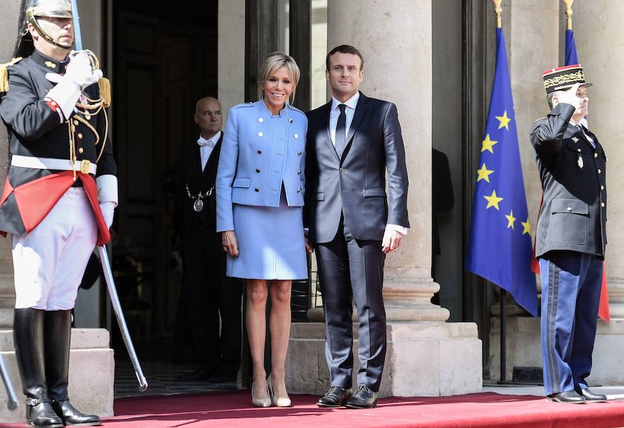 La ceremonia de proclamación del nuevo presidente de Francia, en imágenes