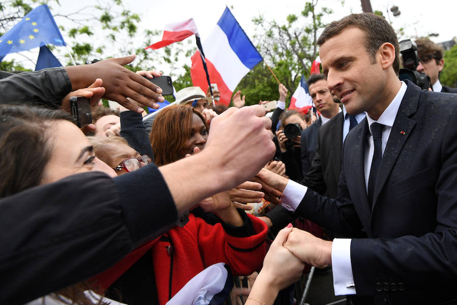 La ceremonia de proclamación del nuevo presidente de Francia, en imágenes