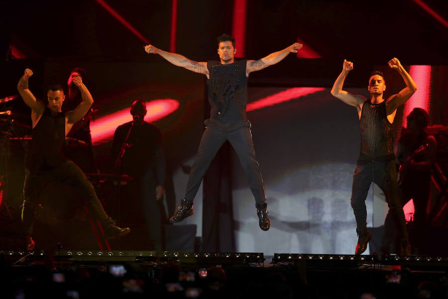 El concierto de Ricky Martin, en imágenes