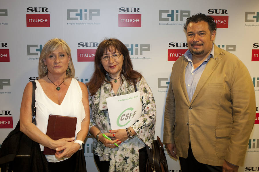 Eloísa Bernal, Lola Oliva y Antonio Carrillo.. 