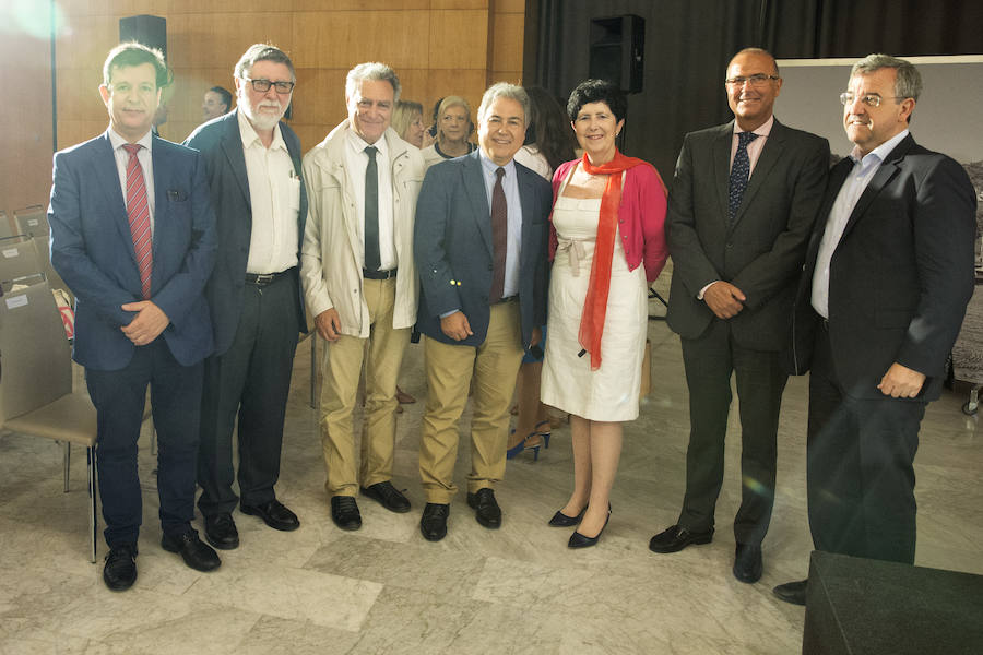 Federico Soriguer, Isidro Prat, Juan Antonio García Galindo, Maribel Lucena y José Pablo Lara.. 