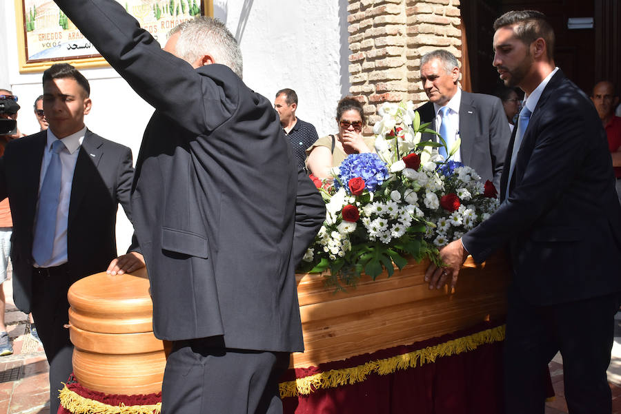 El funeral de David Delfín en Marbella, en imágenes