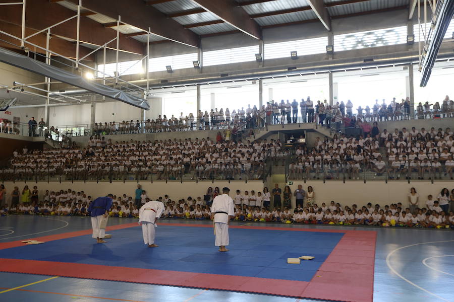 Damián Quintero enciende el pebetero de la Deportiada