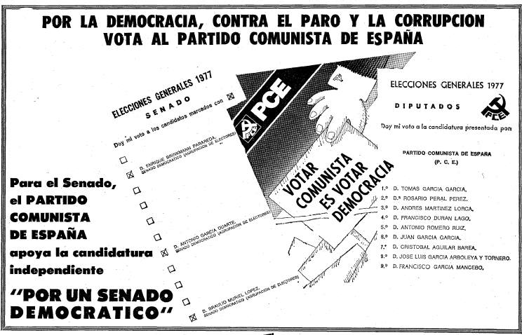 Anuncios electorales de la campaña del 15-J en Málaga