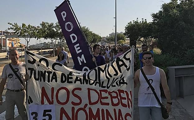 Imagen de la manifestación.