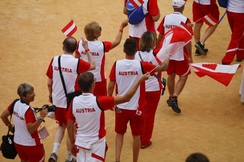 Este domingo han dado comienzo la XXI edición de los Juegos Mundiales de Deportistas Trasplantados 2017 en Málaga, cuya ceremonia de inauguración se ha celebrado en la plaza de toros.