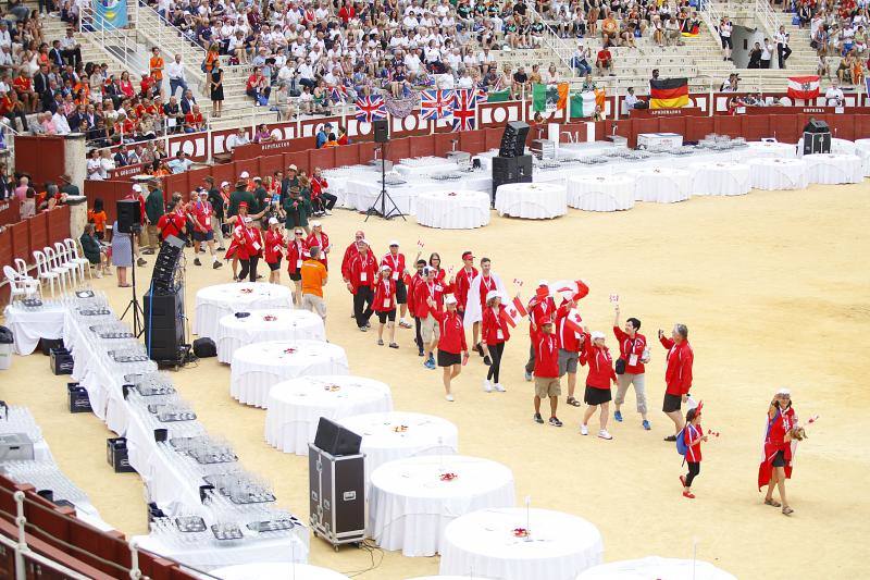 Este domingo han dado comienzo la XXI edición de los Juegos Mundiales de Deportistas Trasplantados 2017 en Málaga, cuya ceremonia de inauguración se ha celebrado en la plaza de toros.