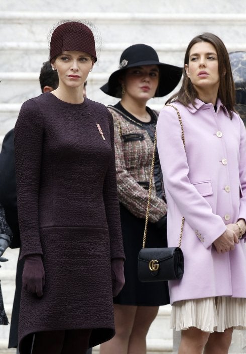 La princesa, en un acto público.