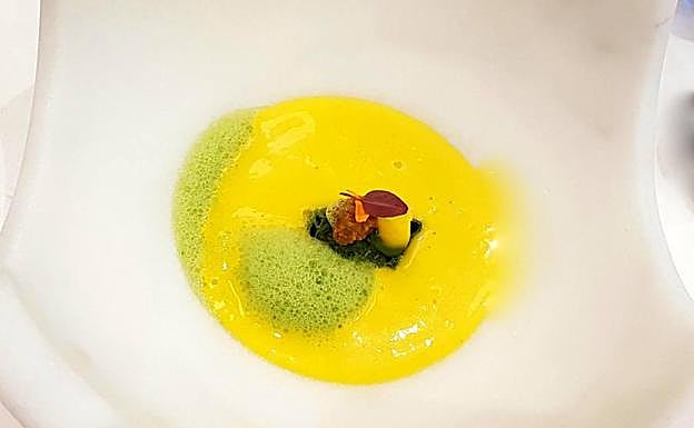 Gazpacho de mango de Daniel García Peinado, de Maroleum.