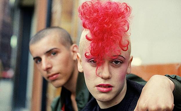 Detalle de ‘Leicester Square, Londres’ (1981).