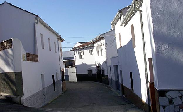 Vista de una calle del pueblo de Arriate